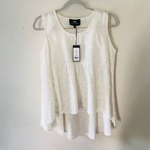 《 Coco Colette 》 Eyelet Babydoll Top